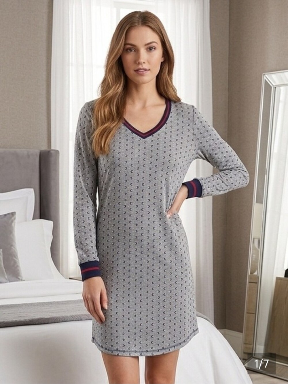 🧭Hilfiger Thermal Night Gown